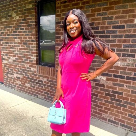 Dresses | Nina Leonard Hot Pink Sleeveless Dress Great Quality Professional Or Church | Poshmark Dresses | Nina Leonard Hot Pink Sleeveless Dress Great Quality Professional Or Church | Poshmark